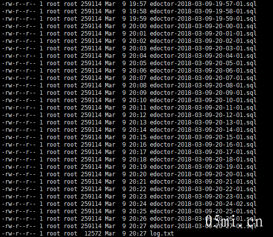 MySQL定时备份数据库